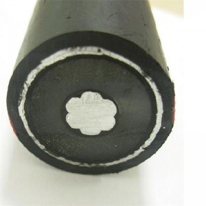 Preuve de l'eau d'un câble d'alimentation MT à écran métallique de longitude