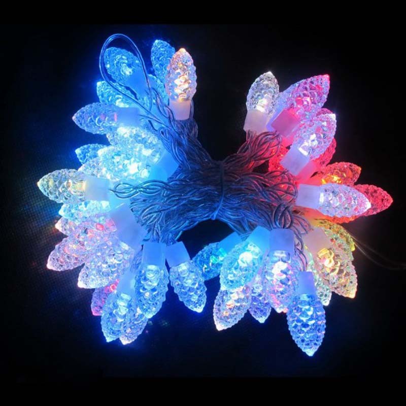 La corde de RVB LED allume des lumières décoratives de Noël de LED de diamant / flocon de neige