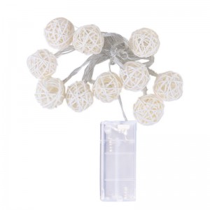 10 LED guirlandes 1.2M conte de fées guirlande alimenté en plein air blanc chaud pour la fête de noël décoration de fête de mariage