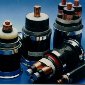 Câble d'alimentation HV blindé par fil de cuivre 66KV pour le grand système de transmission