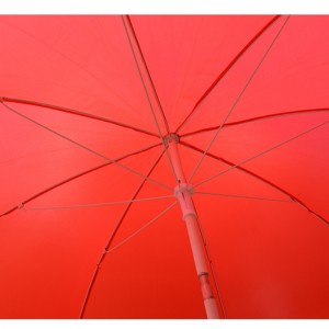Parapluie de plage en toile de polyester extensible pour activités commerciales extérieures