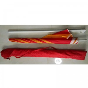 Parapluie de plage en toile de polyester extensible pour activités commerciales extérieures