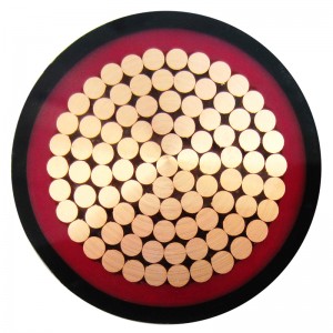 Câble isolé par PVC de cuivre de NYCY et câble de veste de PVC de basse tension