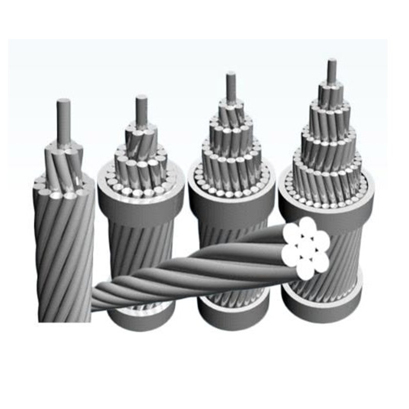 Câble en aluminium de conducteur de conducteur nu renforcé par acier ACSR IEC61089, ASTM B-232, BS215
