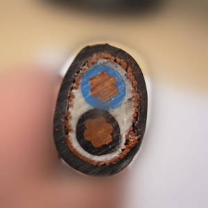 Câble d'alimentation concentrique divisé 2x8 2x10 2x10 3x6 3x8 AWG de 16mm pour l'entrée de service