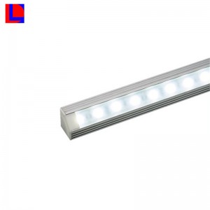 Profilé en aluminium extrudé anodisé pour utilisation en bande de led