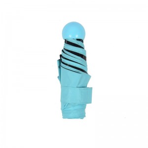 Vente chaude petite taille 5 fois mini dame capsule parapluie