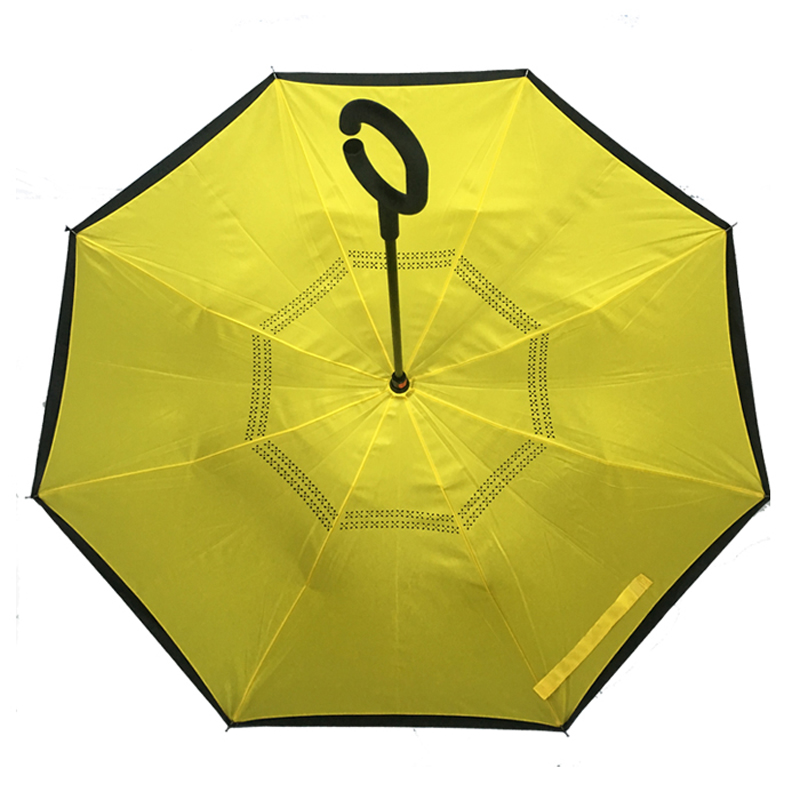 Nouveau mode parapluie inversé de voiture coupe-vent à l'envers