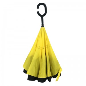 Nouveau mode parapluie inversé de voiture coupe-vent à l'envers