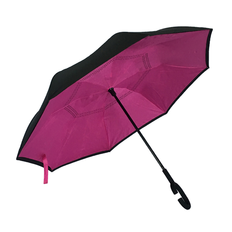 Parapluie inverse de 23Inch 8Ribs pour la promotion de la publicité au détail