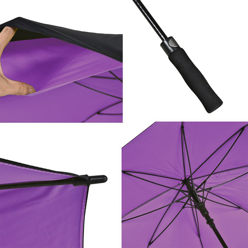 Parasol chinois extra-large double couche 32inches surdimensionné parapluie de golf coupe-vent