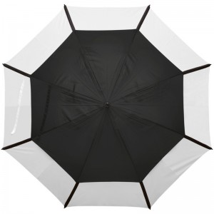 Grand parapluie de golf coupe-vent double canpoy de 62 pouces avec trous