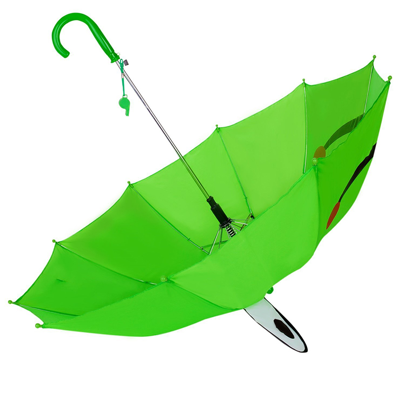 2019 en gros enfants parasol grenouille parapluie enfant personnalisé pluie parapluie droit