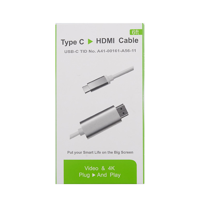 Convertisseur USB Type c vers HDMI mâle Coque ABS Code: FEF-USBIC-013