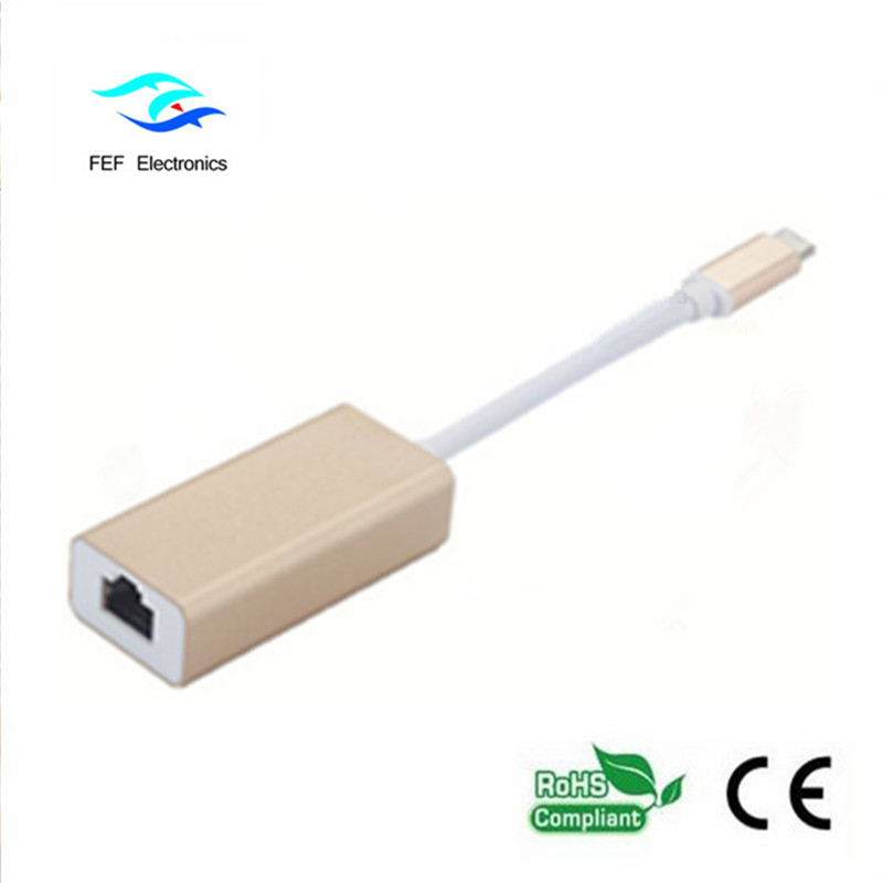 Convertisseur de câble de conversion USB type C vers HDMI mâle Prise en charge de la coque ABS 4K 60Hz Code: FEF-USBIC-015