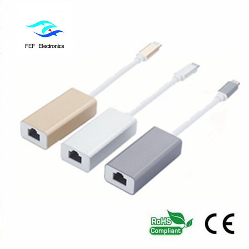 Convertisseur de câble de conversion USB type C vers HDMI mâle Prise en charge de la coque ABS 4K 60Hz Code: FEF-USBIC-015