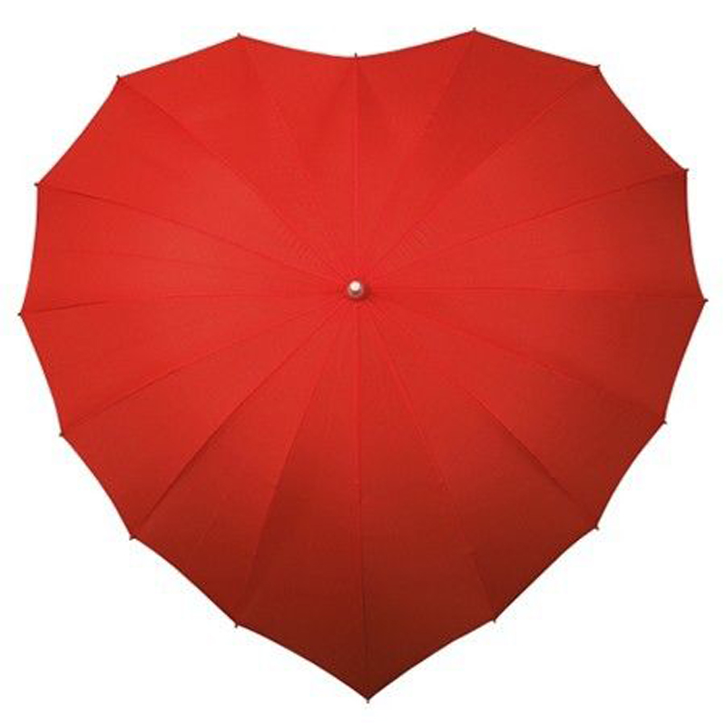Parapluie Promotionnel en forme de coeur