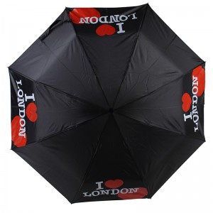 2019 Parapluie personnalisé Artisanat noir et blanc pour enfants couleur de l'article 3 parapluie pliable