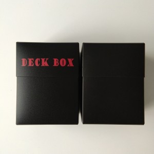 80+ Poly Deck Box Noir pour Pokemon / Yu-Gi-Oh et Magic Card