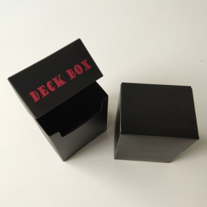 80+ Poly Deck Box Noir pour Pokemon / Yu-Gi-Oh et Magic Card