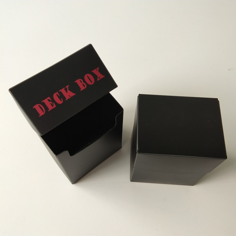80+ Poly Deck Box Noir pour Pokemon / Yu-Gi-Oh et Magic Card