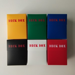 80+ Poly Deck Box Noir pour Pokemon / Yu-Gi-Oh et Magic Card