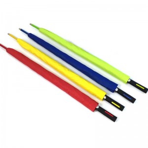 Cadre coloré de fibre de verre de publicité de 27 pouces parapluie de golf Parapluie ouvert automatique à une seule couche