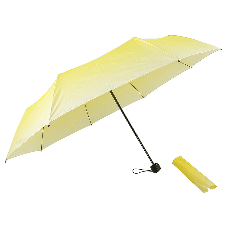 Cadeaux portables pliant enfants jaune violet pluie voyage 3 parapluie pliable