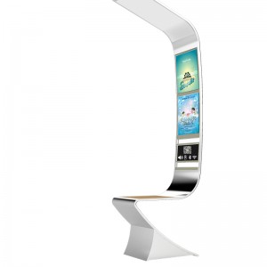 Banc solaire intelligent d'éclairage de la publicité LED