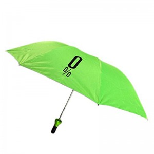 Parapluie bouteille noir avec logo imprimé Parapluie manuel ouvert 21inch pour enfant