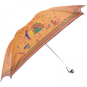 Parapluie triple avec revêtement d'argent Parapluie