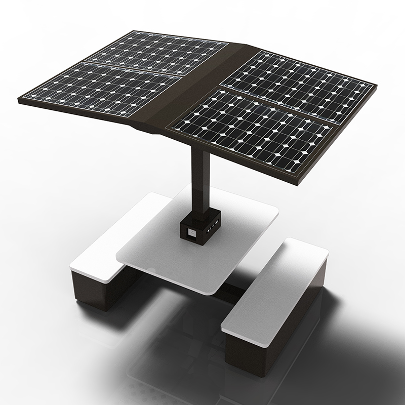 Usine de banc à énergie solaire Smart Table Table de pique-nique en Chine