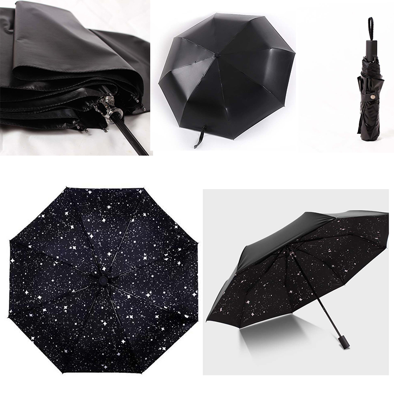 Marketing Imprimé 3 parapluie de protection UV avec logo personnalisé