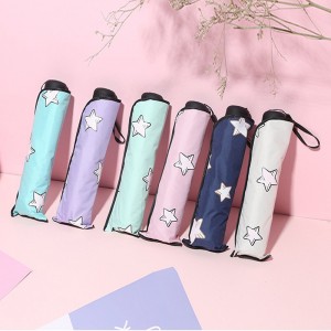 TOP évalué article cadeaux de société changeant de couleur parapluie pluie 3 fois