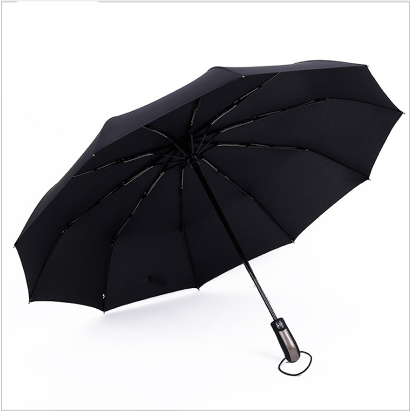 Parapluie personnalisé logo 10ribs coupe-vent 3 parapluie pliant