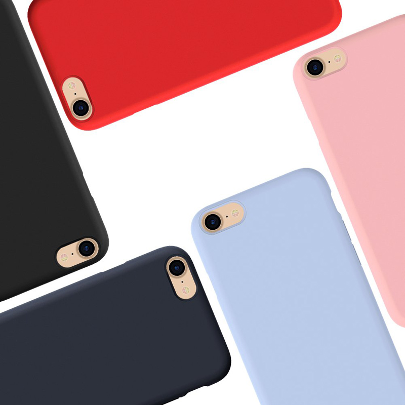 Coque TPU souple en silicone pour iPhone X 8 plus 7 plus 6 6s Protégez votre téléphone