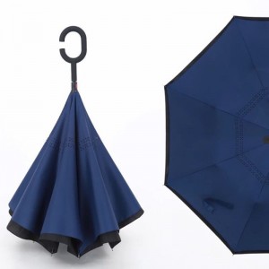 Distributeur en gros de voitures parapluie avec parapluie droit de repli inverse