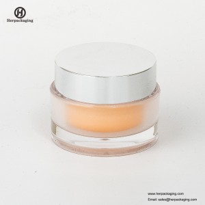 HXL213A jarre cosmétique acrylique vide ronde de luxe