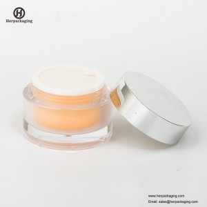 HXL213A jarre cosmétique acrylique vide ronde de luxe