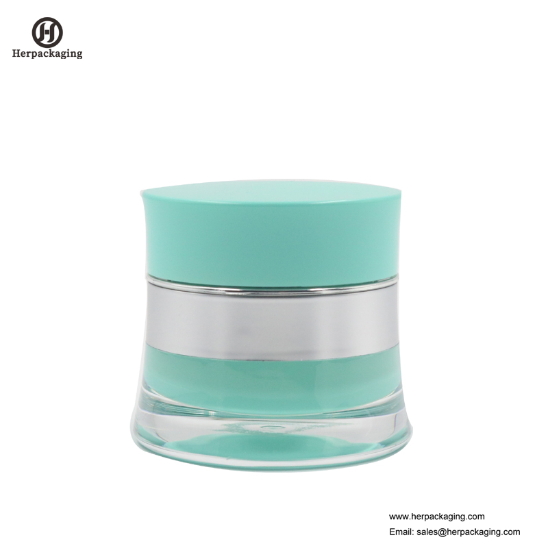 HXL218 jarre cosmétique acrylique vide ronde de luxe