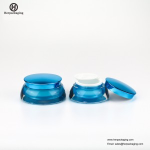 HXL222 jarre cosmétique acrylique vide ronde de luxe