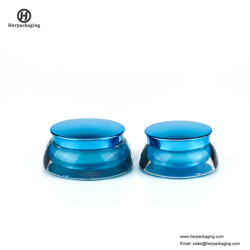 HXL222 jarre cosmétique acrylique vide ronde de luxe