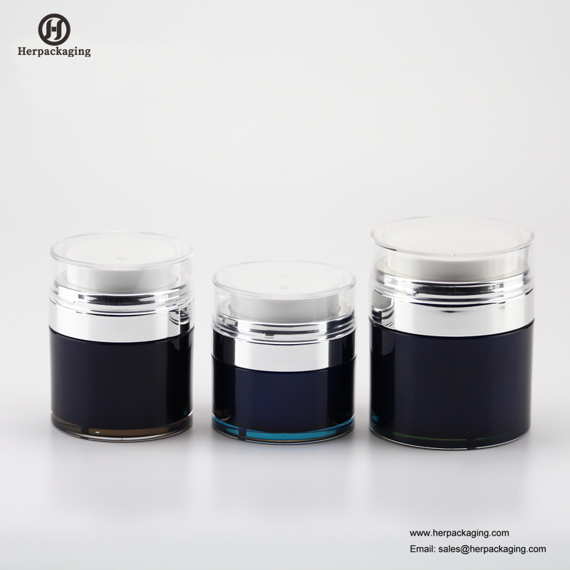HXL417 jarre cosmétique acrylique vide ronde de luxe