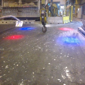 Lumières de grue de pont aérien de luminosité élevée des feux de signalisation de grue de pont 120W