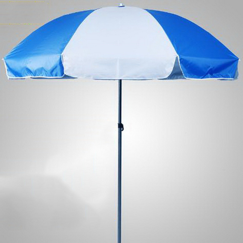 Parapluie de plage adapté aux besoins du client par tissu de 40 pouces Oxford avec la protection UV