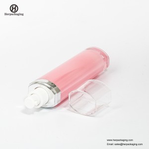HXL319 vide acrylique crème sans air et bouteille de lotion emballage cosmétique contenant de soins de la peau