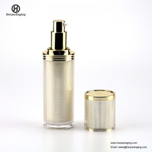 HXL329 vide acrylique crème sans air et bouteille de lotion emballage cosmétique contenant de soins de la peau