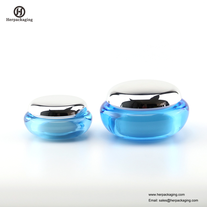 HXL226 jarre cosmétique acrylique vide ronde de luxe