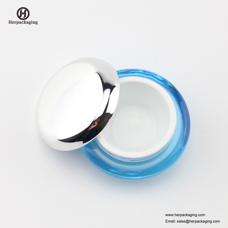 HXL226 jarre cosmétique acrylique vide ronde de luxe