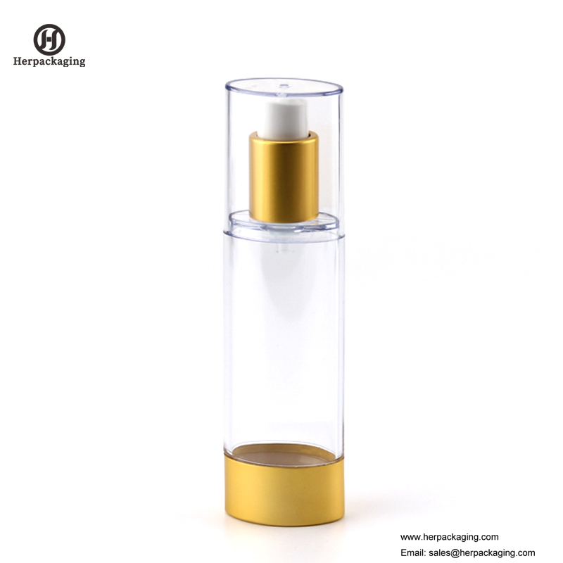 HXL4110 vide acrylique crème sans air et bouteille de lotion emballage cosmétique contenant de soins de la peau